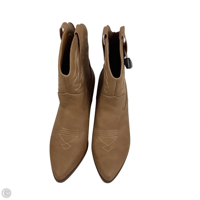 Boots Western By Dream Pairs In Brown, Size: 9.5