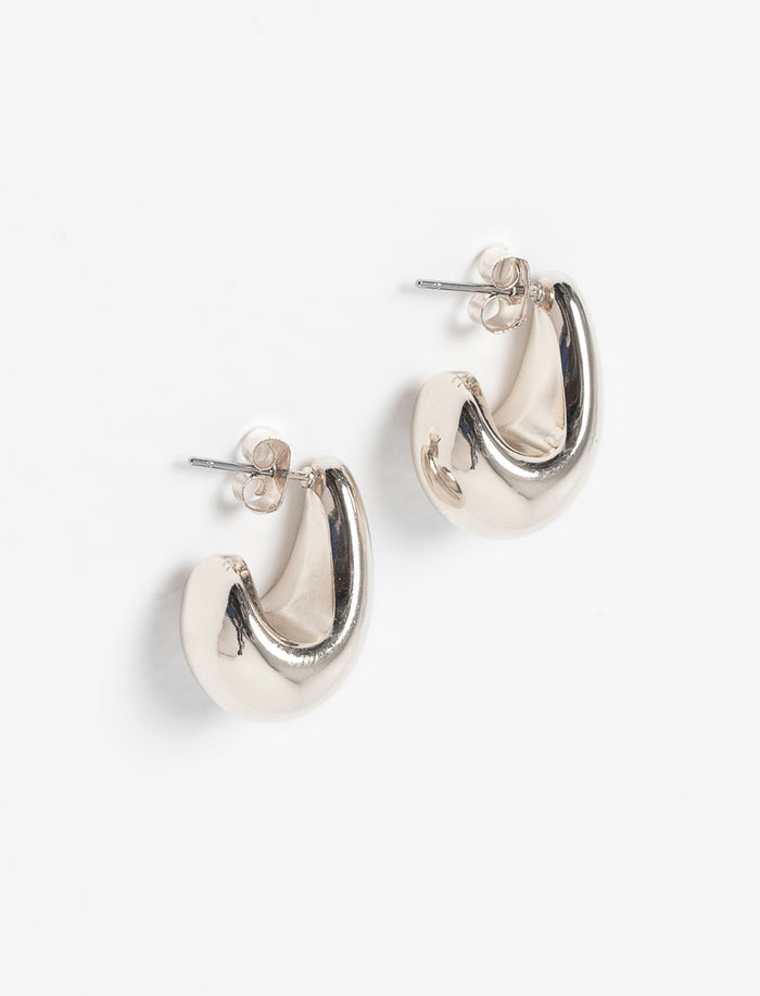 Boucles d'oreilles en demi-lune