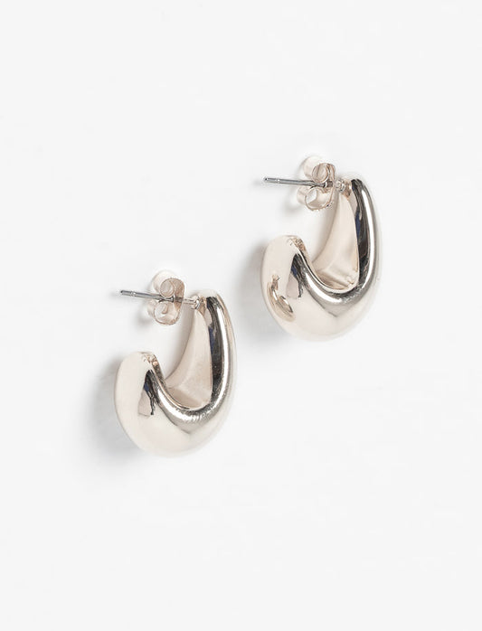 Boucles d'oreilles en demi-lune