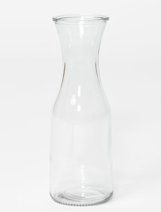Bouteille en verre avec étiquette