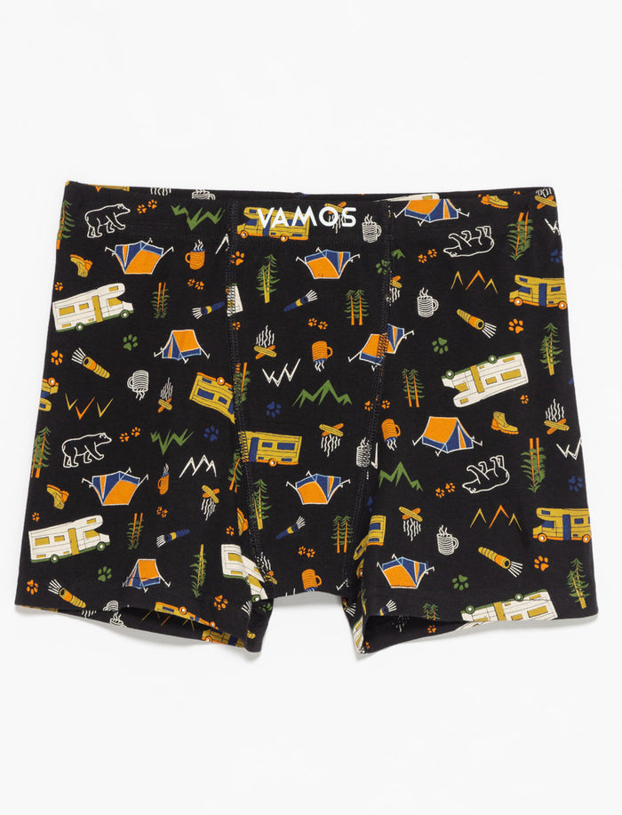 Boxeur à motifs en coton bio