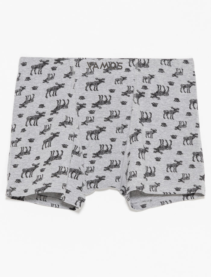 Boxeur à motifs en coton bio