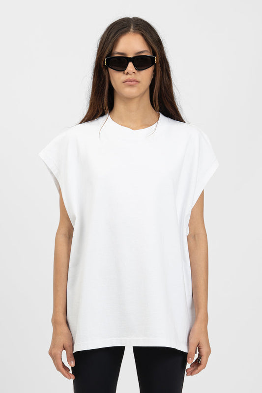 bp HEAVY 013 Sleeveless Tee White