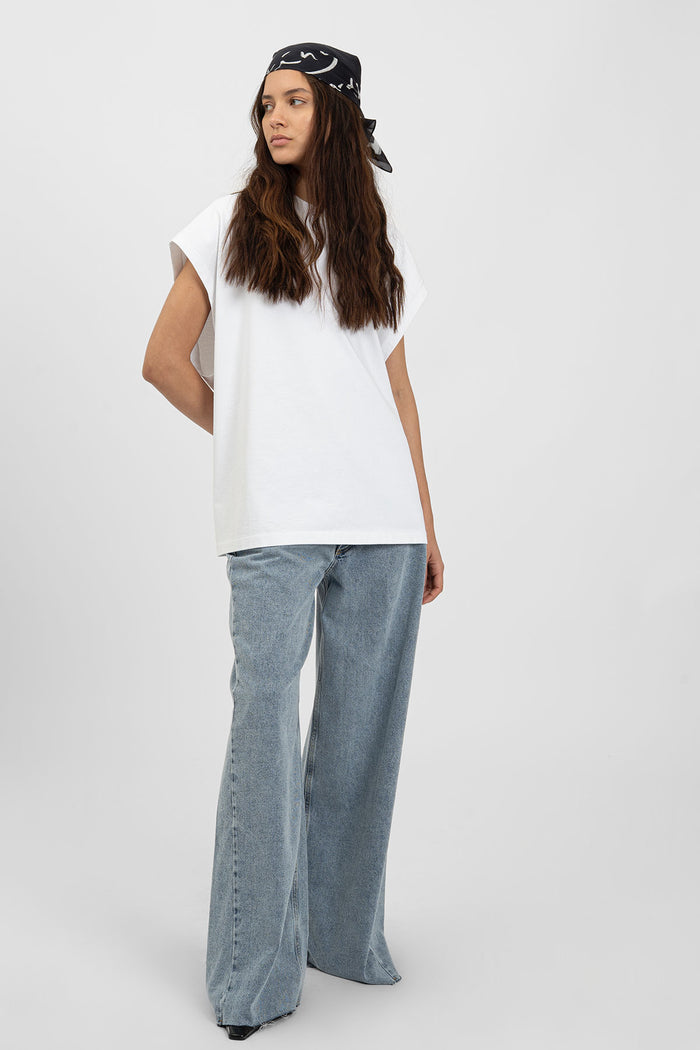 bp HEAVY 013 Sleeveless Tee White