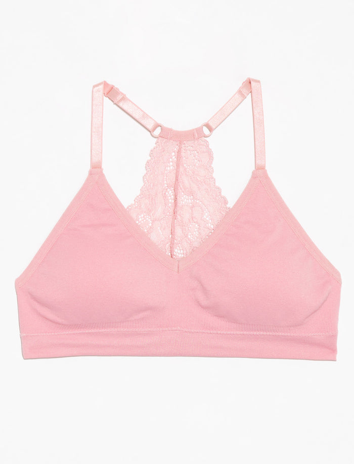 Bralette à accent dentelle