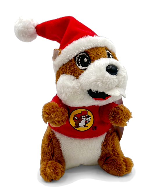 Buc-ee’s Christmas Santa Beaver Plush Ornament