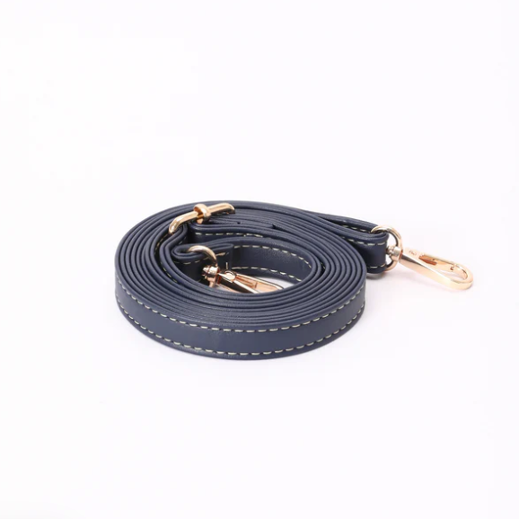 BUCK-CHERRY-BLUE | Cherry Denim Blue Bucket Handbag