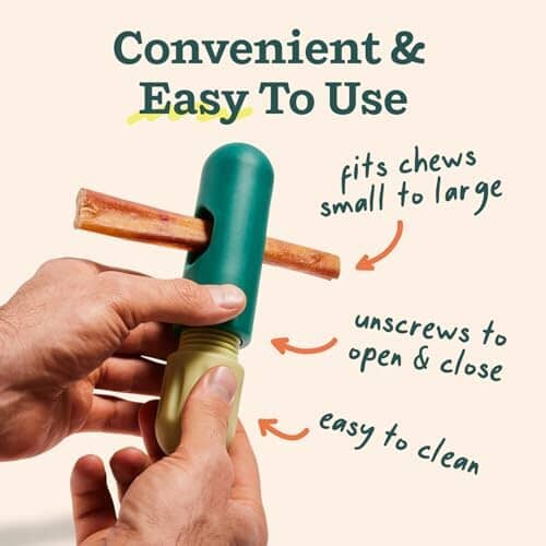 Bully Stick Holder - Durable Dog Chew Holder for Safe Toys Pet Clever