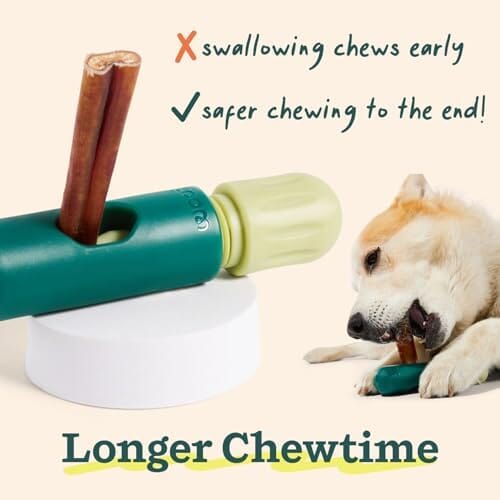 Bully Stick Holder - Durable Dog Chew Holder for Safe Toys Pet Clever