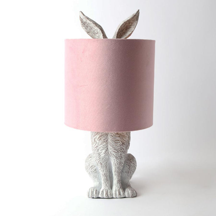 Le Forge Bunny Lamp - Stone/Blush (43cm) | Koop.co.nz