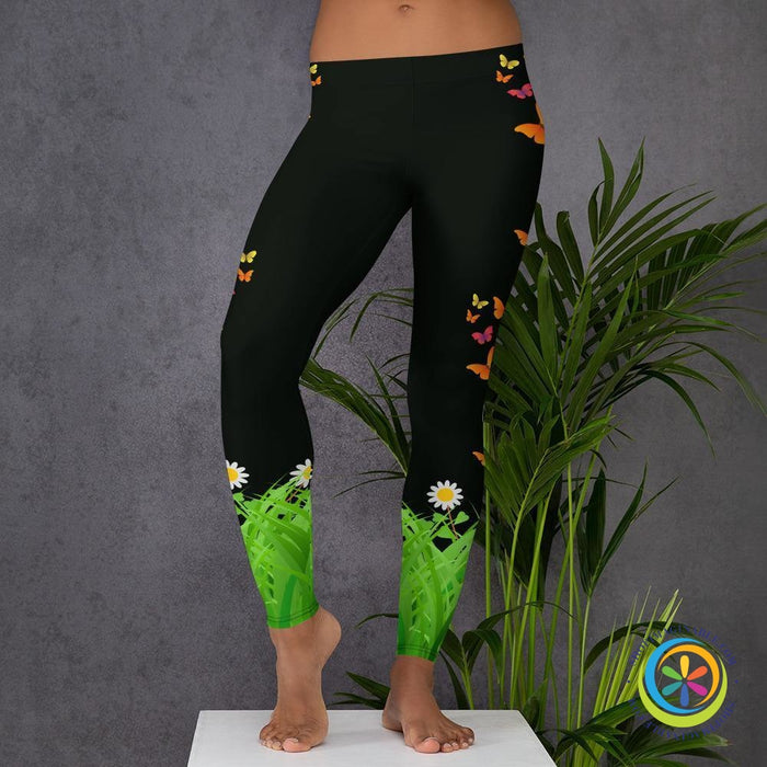 Butterflies & Nature Leggings-ShopImaginable.com