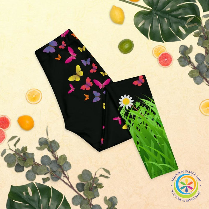 Butterflies & Nature Leggings-ShopImaginable.com