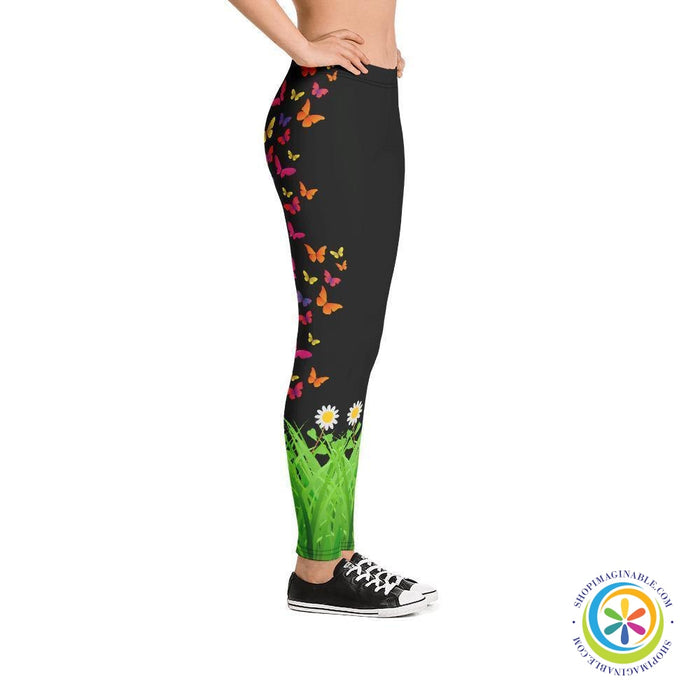 Butterflies & Nature Leggings-ShopImaginable.com