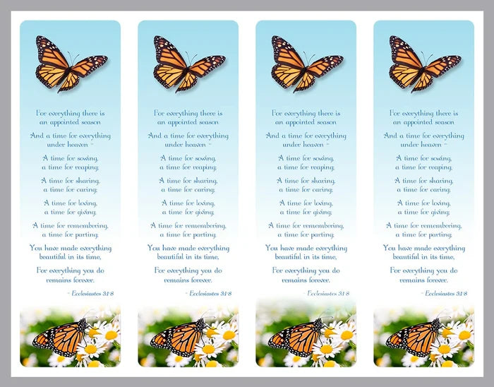 Butterfly In Flight Bookmark - ST8551-BM