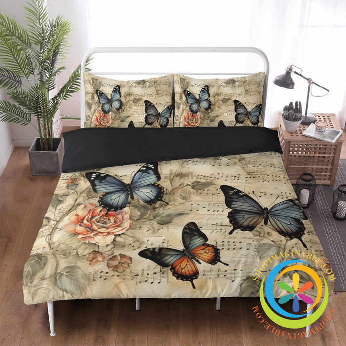Musical Butterfly Bedding Set