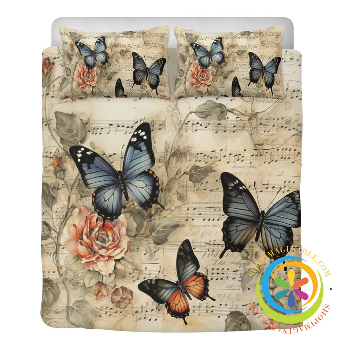 Musical Butterfly Bedding Set