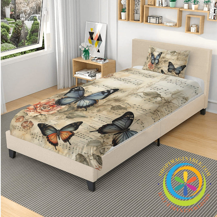Musical Butterfly Bedding Set