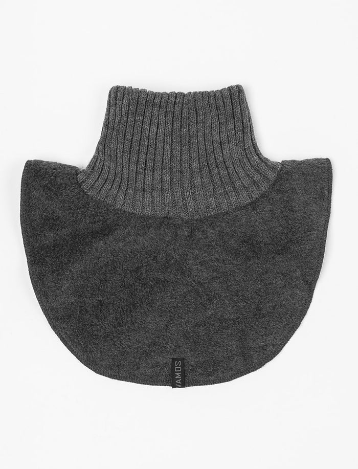 Cache-cou en tricot côtelé et polar - enfant unisexe
