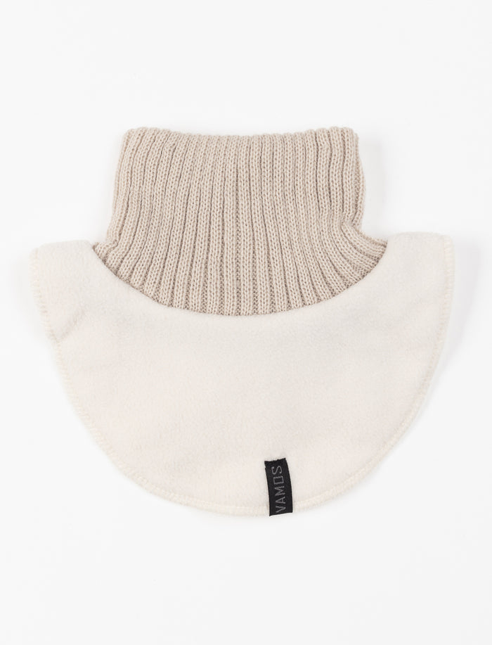 Cache-cou en tricot et polar - bébé
