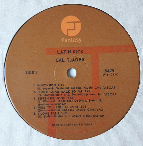 Cal Tjader - Latin Kick (LP) [US] 1972 RP (Near Mint (NM or M-))