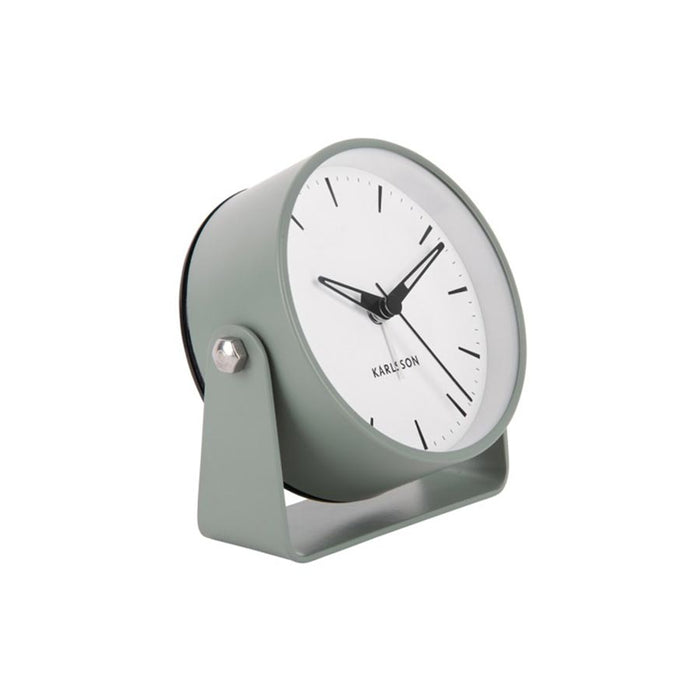 Karlsson Calm Alarm Clock with Light - Grayed Jade | Koop.co.nz