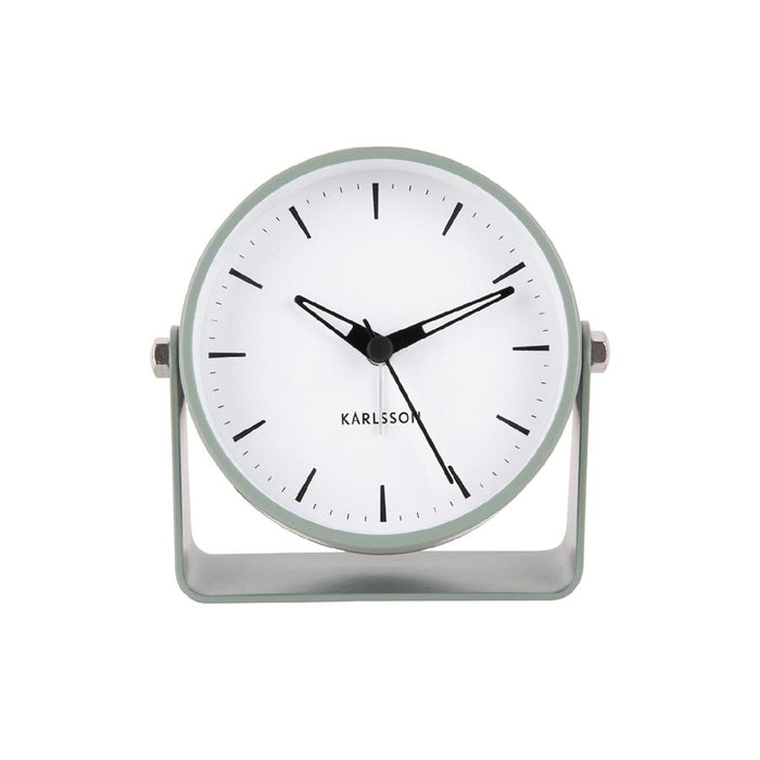 Karlsson Calm Alarm Clock with Light - Grayed Jade | Koop.co.nz
