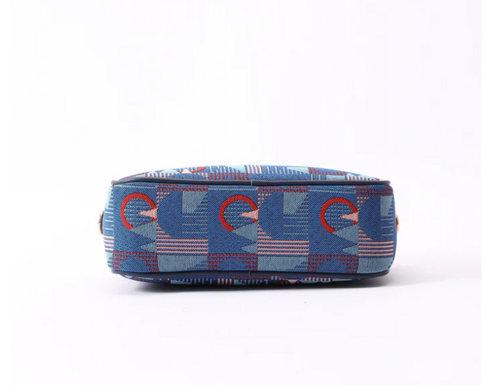 CAMERA-TFL-PICCA-GAP | Camera Crossbody Bag TfL Piccadilly Moquette Mind The Gap