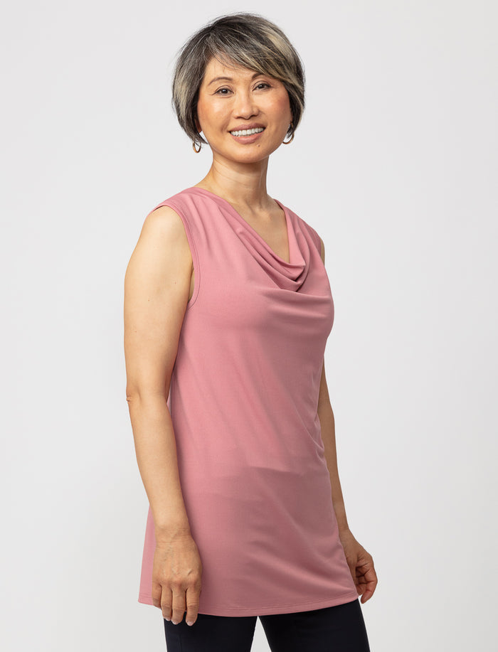 Camisole à col drapé