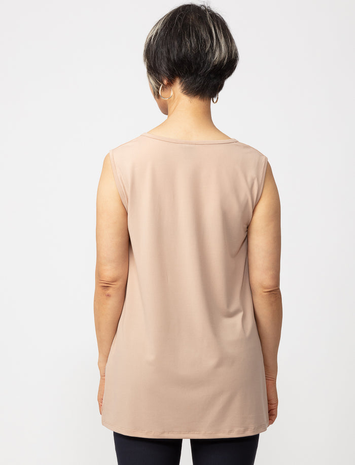 Camisole à col drapé
