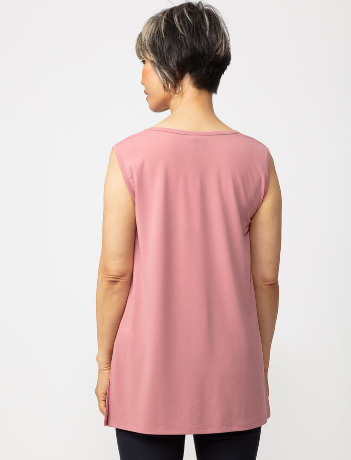Camisole à col drapé
