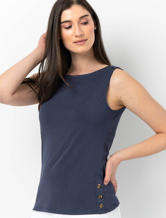Camisole à encolure bateau