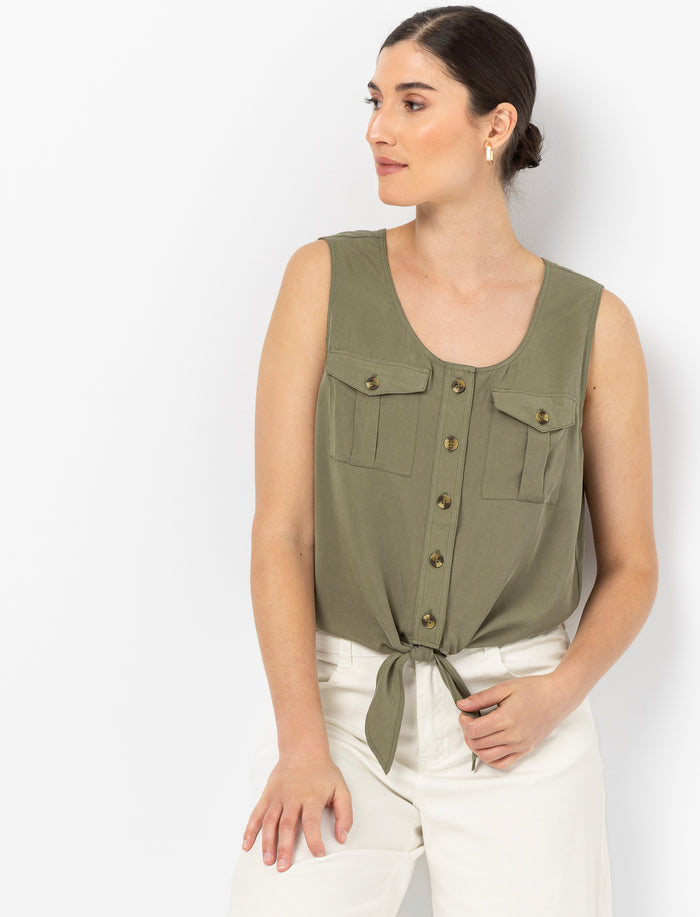 Camisole à encolure dégagée