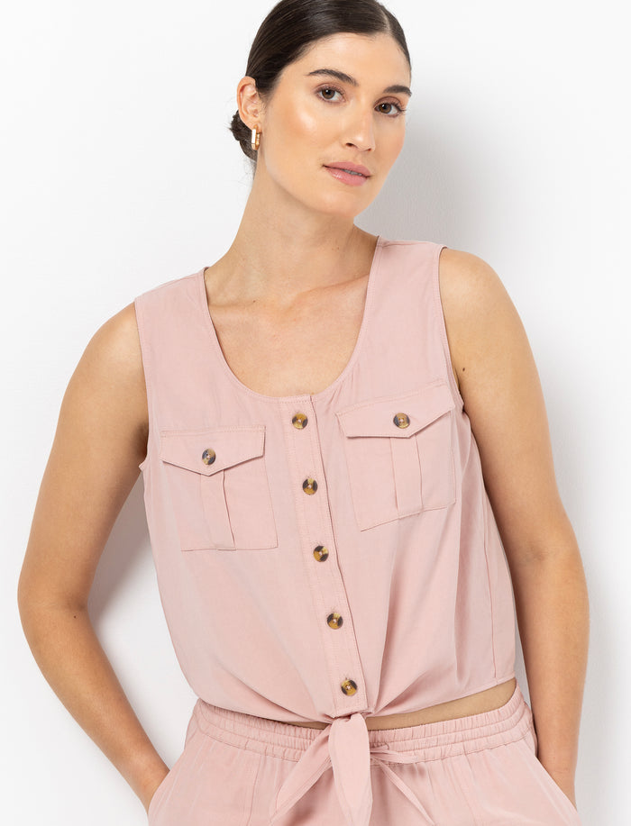 Camisole à encolure dégagée