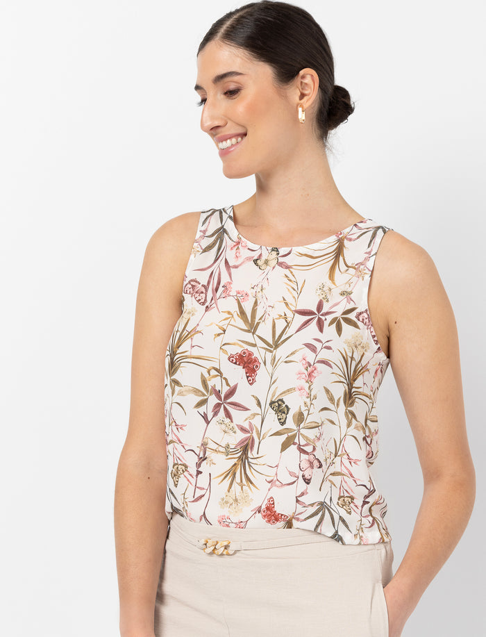Camisole à motif floral