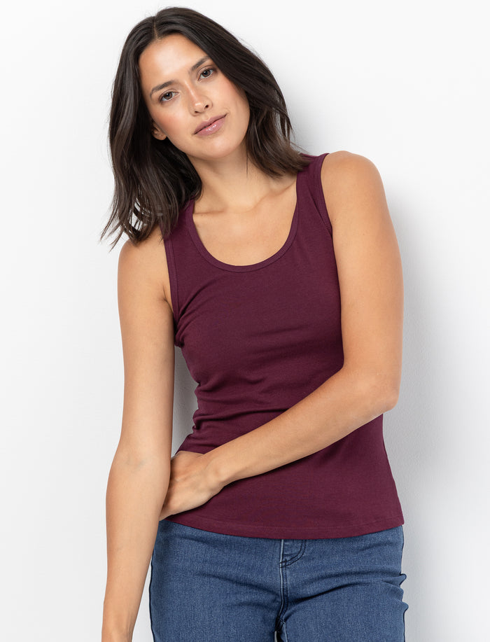 Camisole basique à bretelles larges