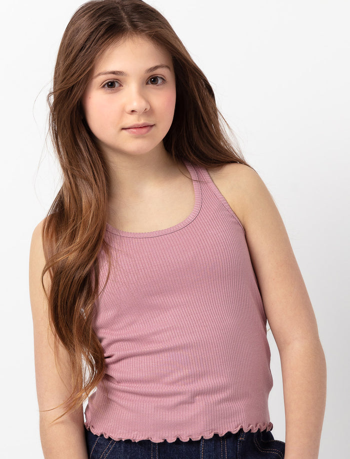Camisole côtelée