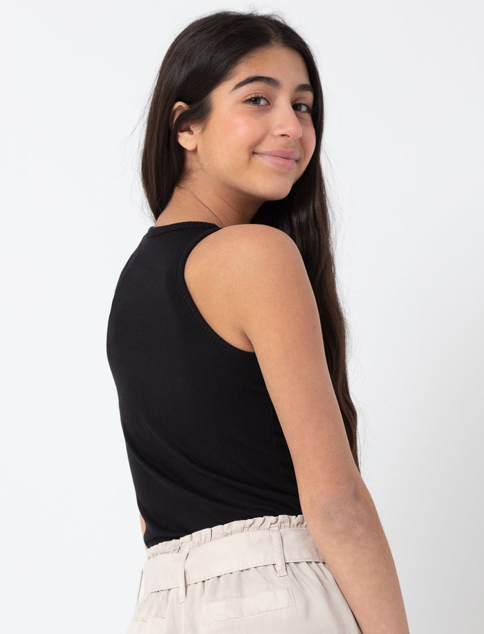 Camisole côtelée