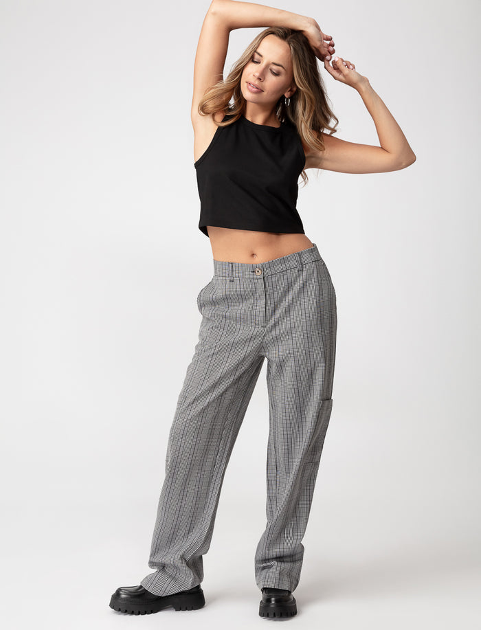 Camisole courte unie