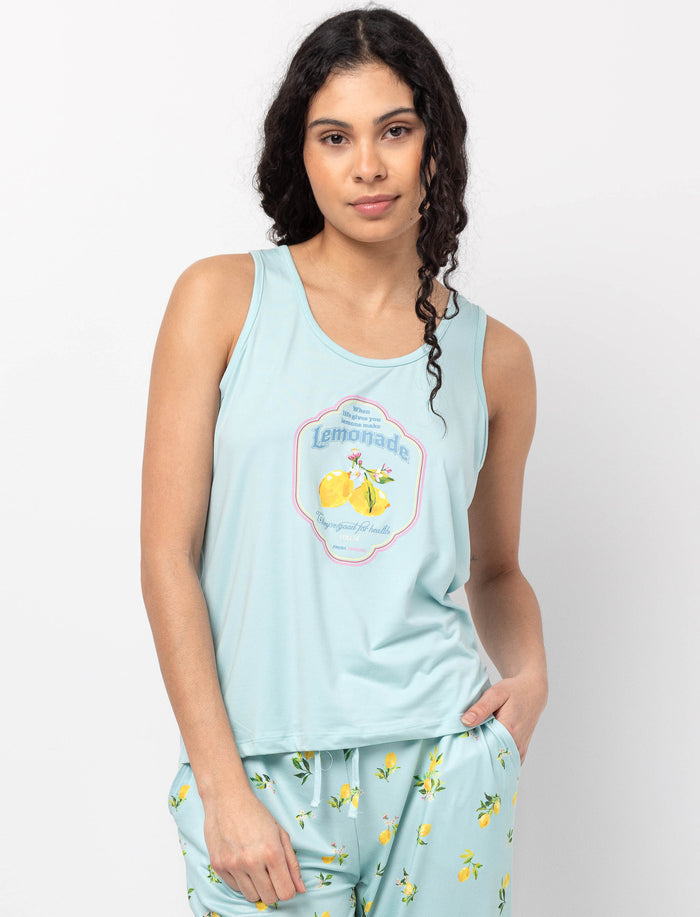 Camisole de pyjama imprimée