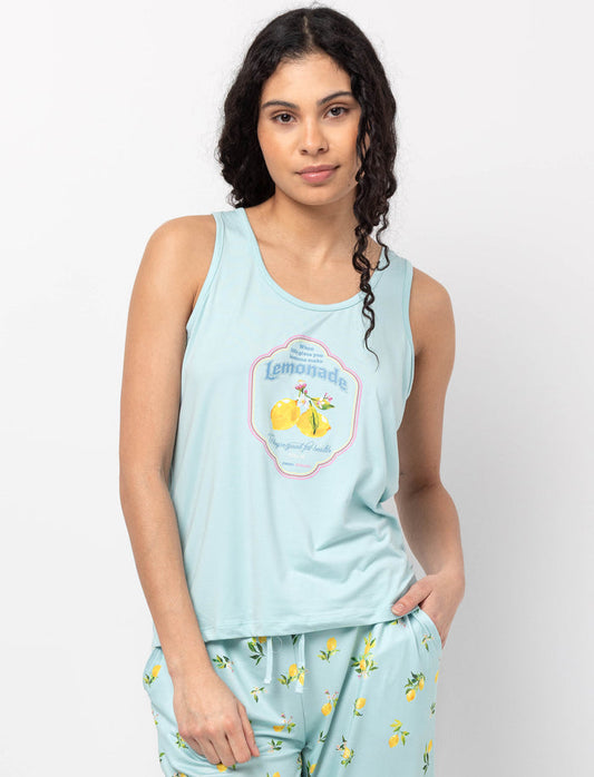 Camisole de pyjama imprimée