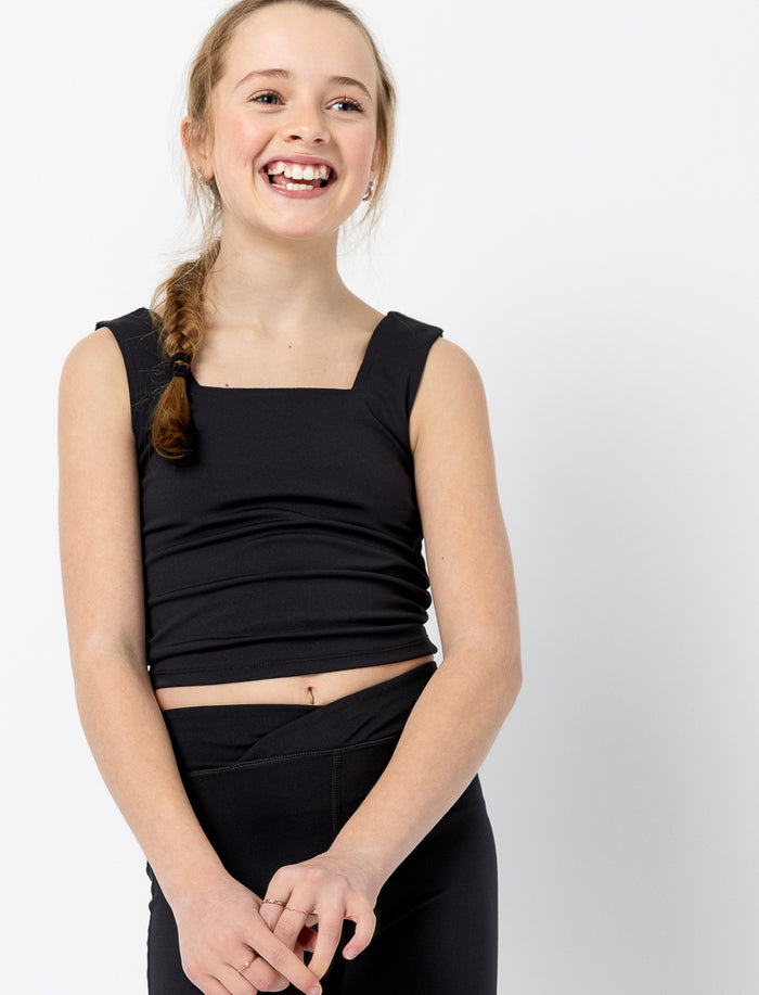 Camisole de sport à bretelles large