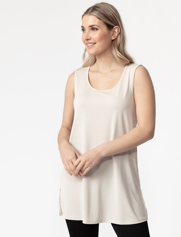 Camisole longue unie