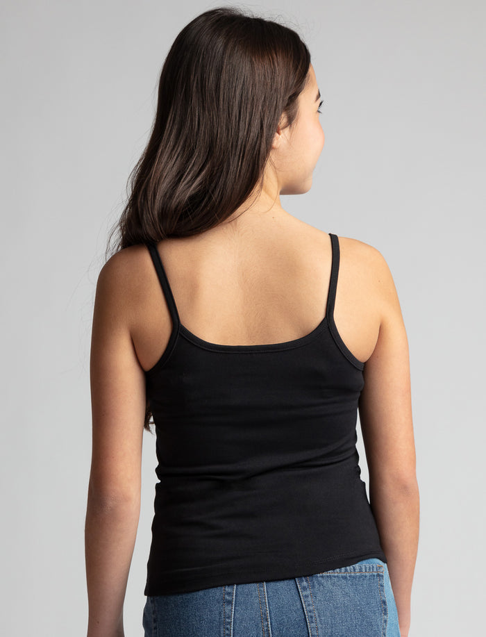 Camisole unie à bretelles fines