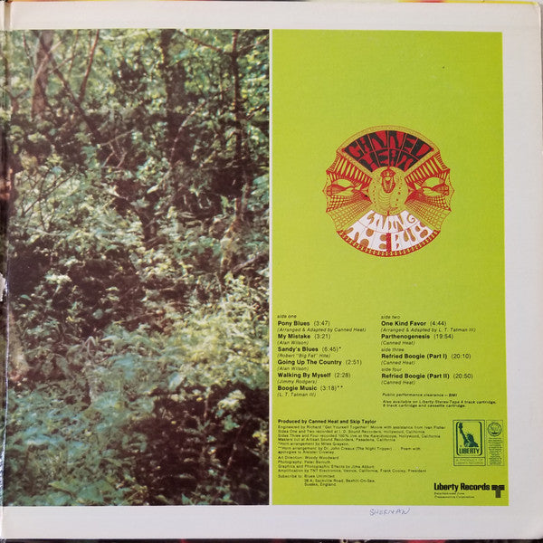 Canned Heat - Living The Blues (LP) [US] 1st (Very Good Plus (VG+))