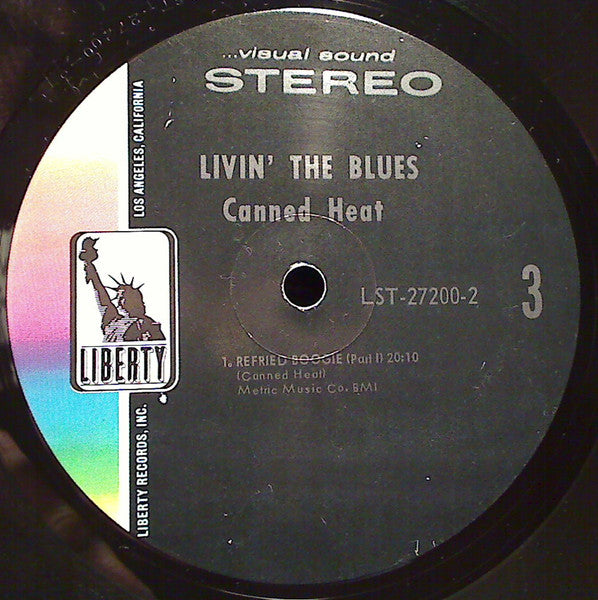 Canned Heat - Living The Blues (LP) [US] 1st (Very Good Plus (VG+))