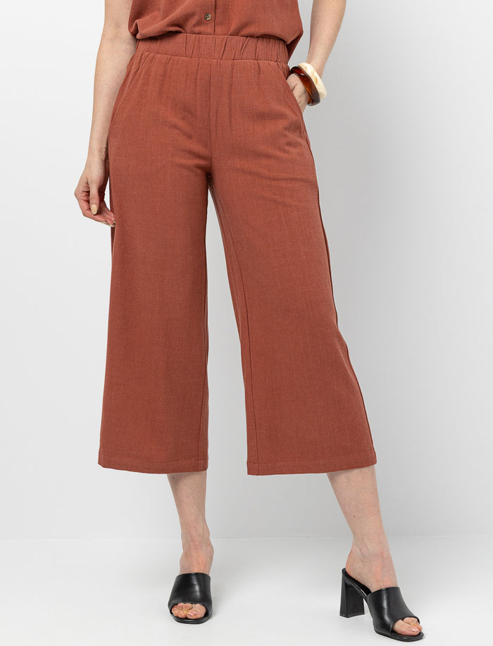 Capri à jambes larges