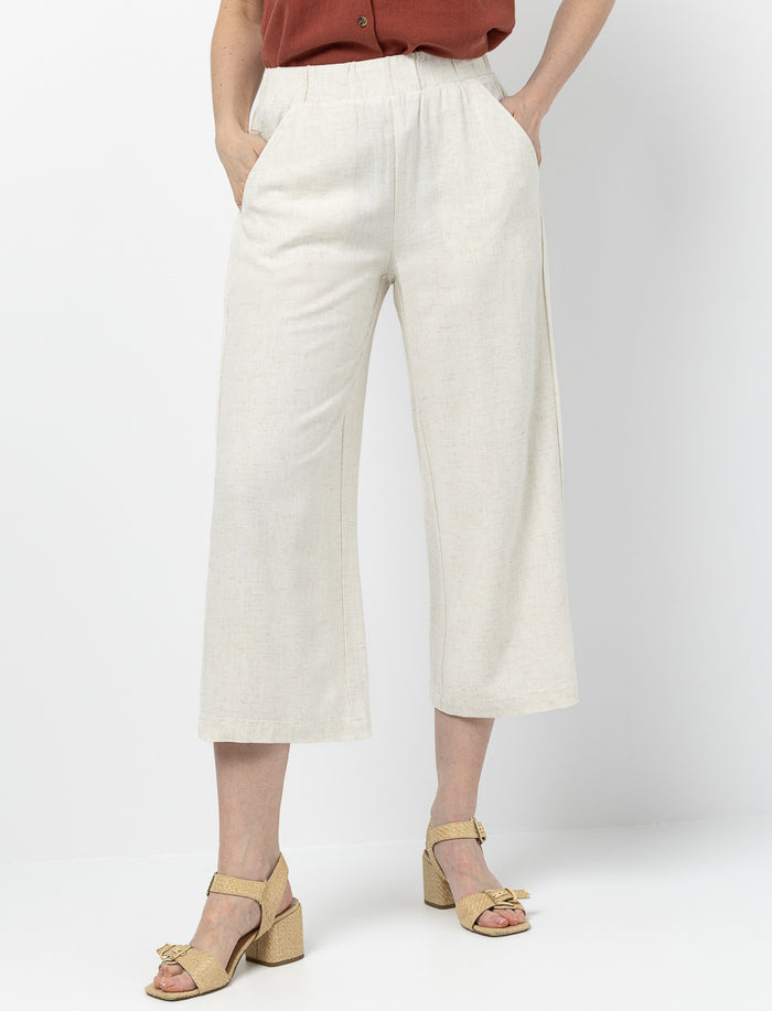 Capri à jambes larges