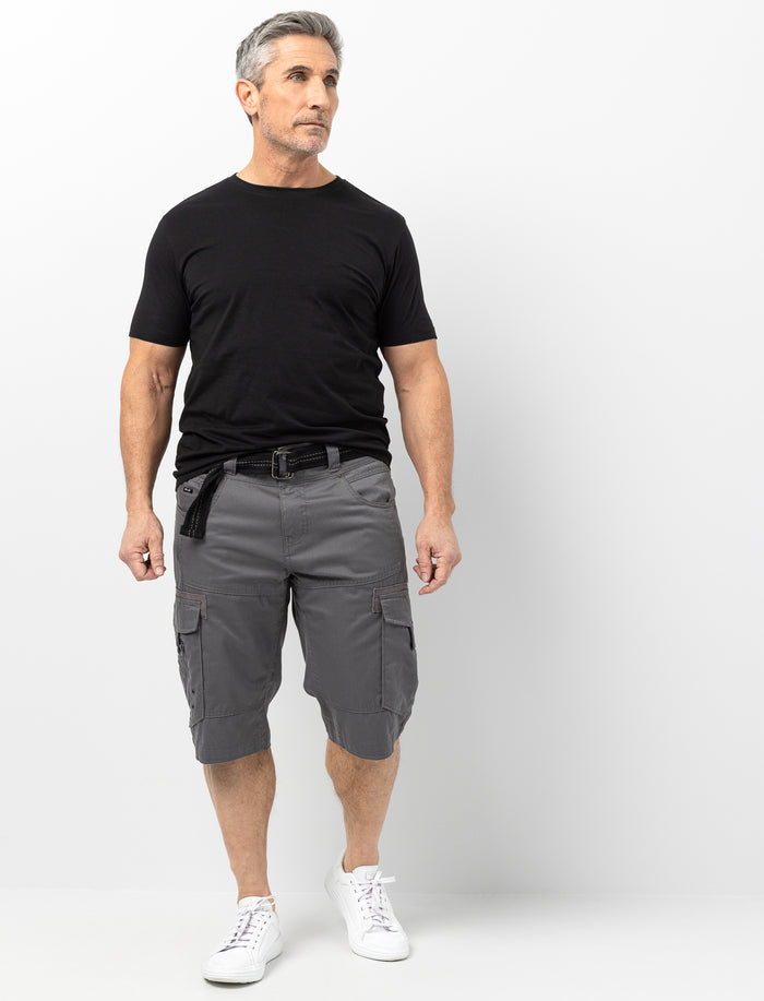 Capri à poches cargo et ceinture