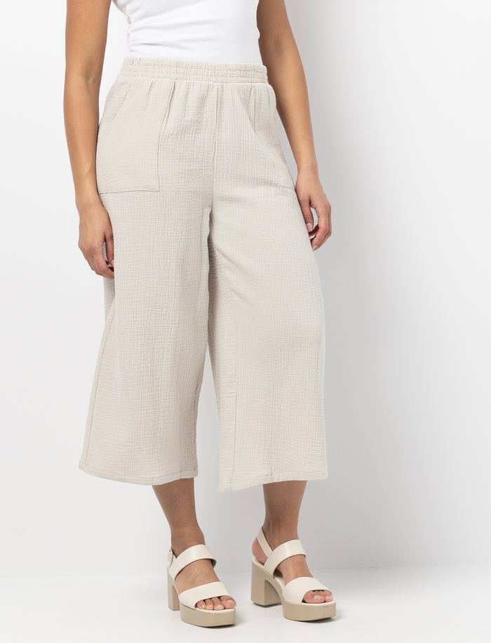 Capri confortable avec taille élastique