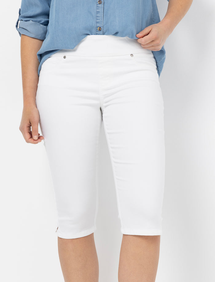 Capri en denim à enfiler
